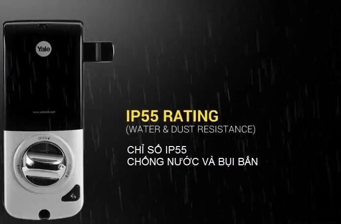 KHÓA VÂN TAY YALE YDD 424+ có cấu tạo bền chắc