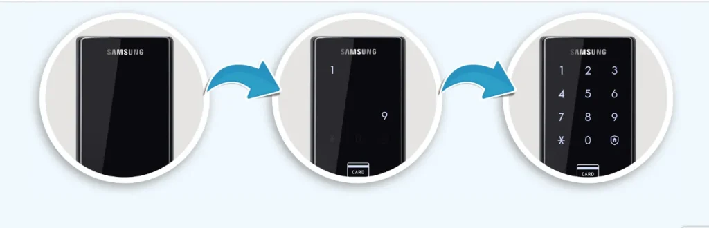Công nghệ mã số ảo trên khóa điện tử Samsung SHS 3321