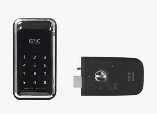 KHOÁ CỬA ĐIỆN TỬ CỔNG SẮT EPIC 100D 3 KHOÁ CỬA ĐIỆN TỬ CỔNG SẮT EPIC 100D (3)