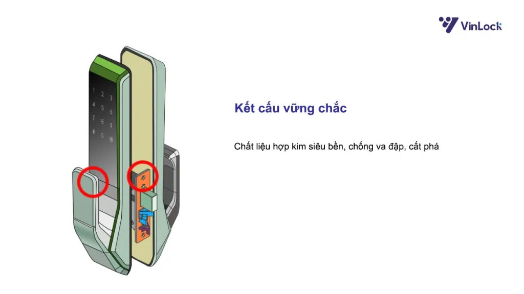 Kết cấu Khóa thông minh Samsung SHS P717 LMK/EN_9