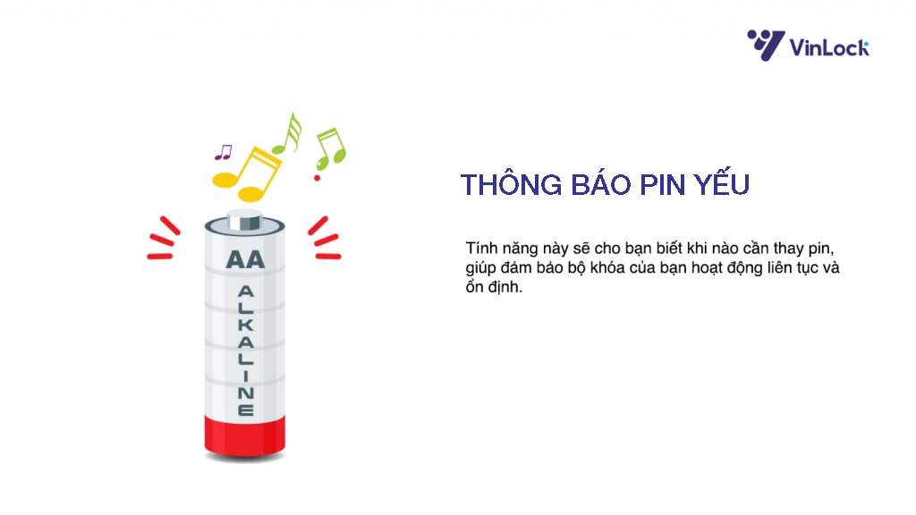 thông báo pin yếu