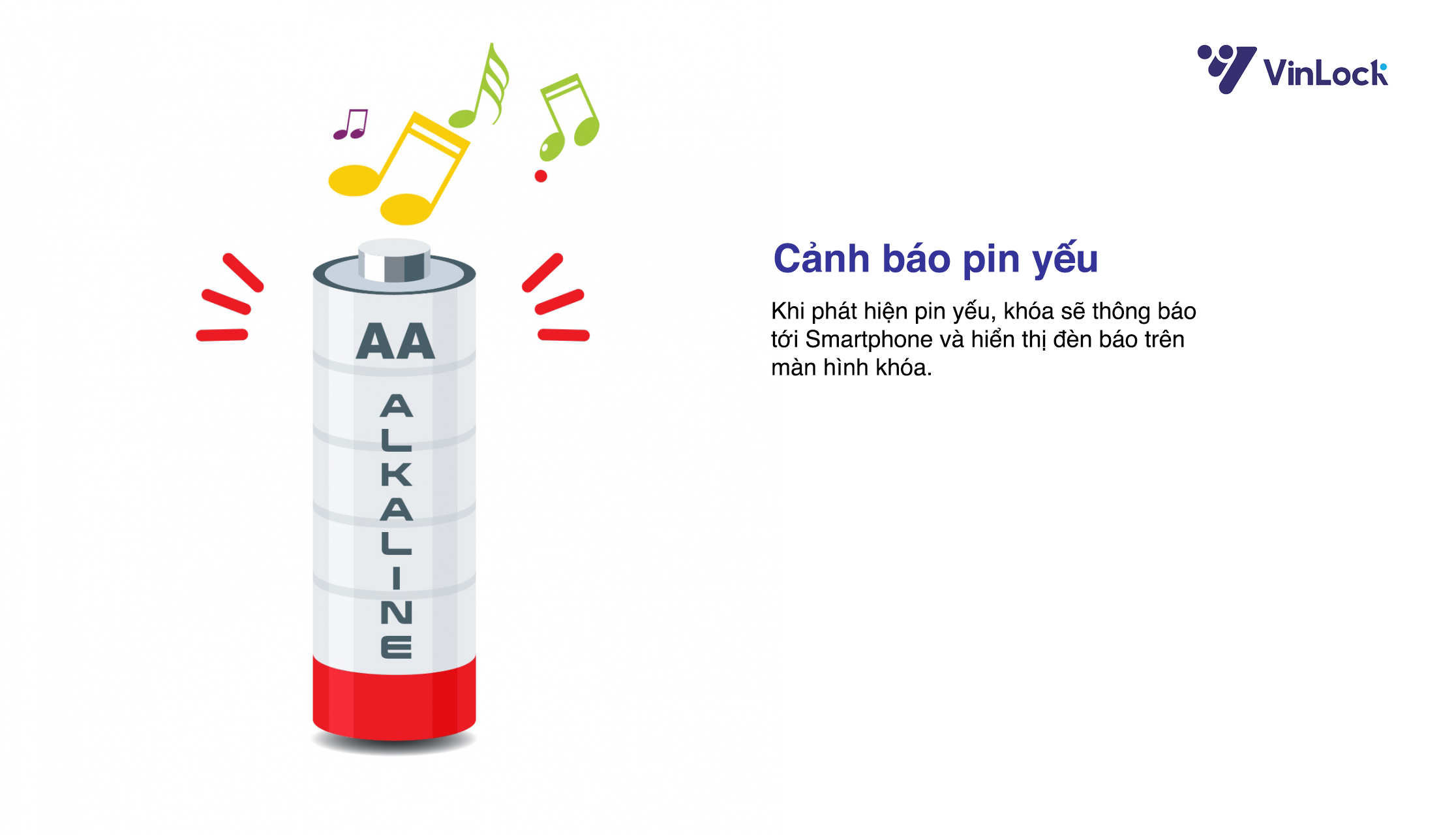 cảnh báo pin yếu