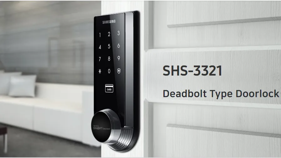 Thiết kế khóa Samsung SHS 3321