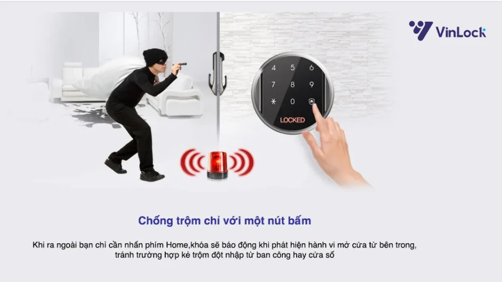 Tính năng chống trộm Khóa thông minh Samsung SHS P717 LMK/EN_6