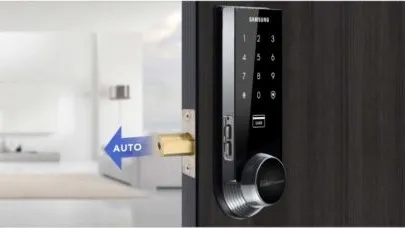chế độ khóa tự động trên KHÓA CỬA ĐIỆN TỬ SAMSUNG SHS 3321