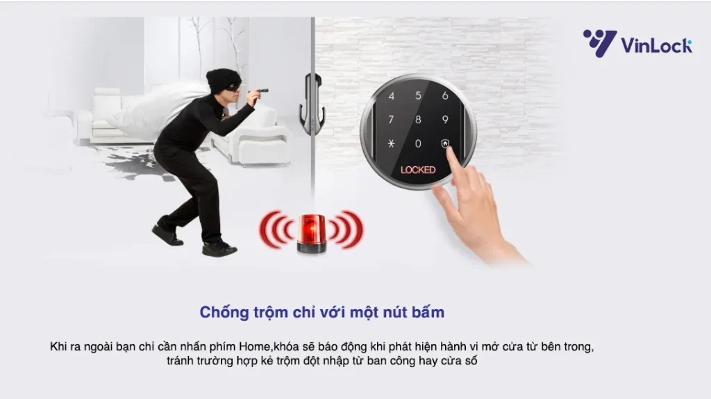 KHÓA CỬA ĐIỆN TỬ SAMSUNG SHS P717 LMG/EN 13 tính năng chống trộm KHÓA CỬA ĐIỆN TỬ SAMSUNG SHS P717 LMG-EN 2