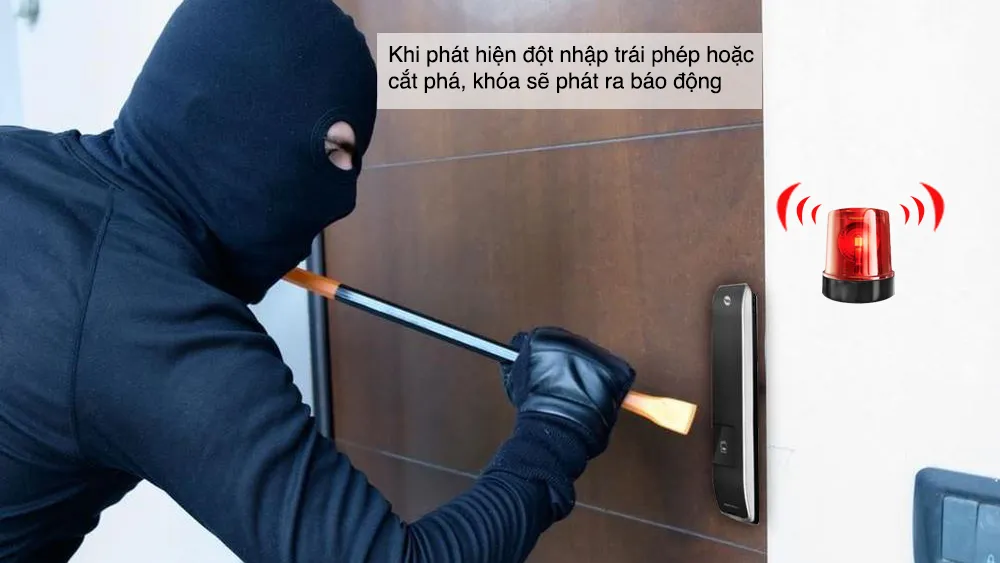 tính năng chống trộm trên KHÓA THẺ TỪ YALE YDR 343_7