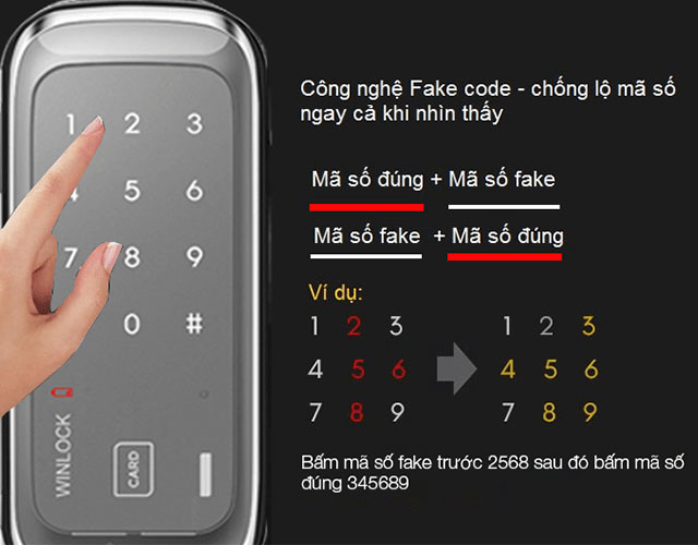 Công nghệ mã số ảo trên khóa điện tử cửa kính
