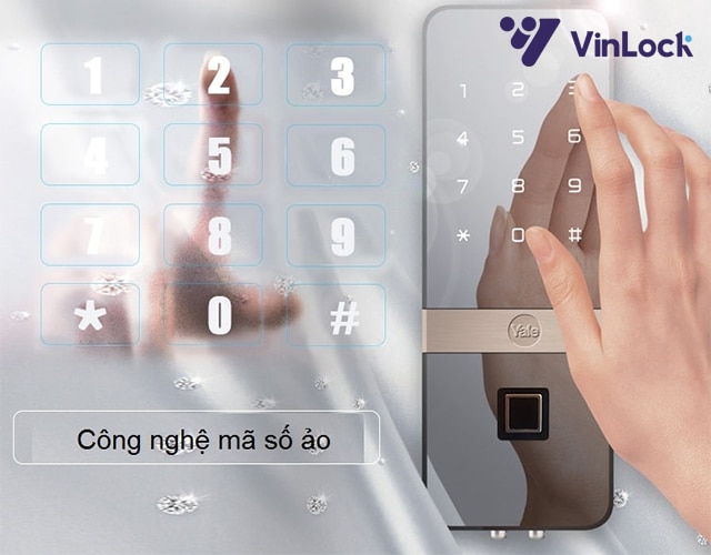 KHÓA VÂN TAY CHO CỬA KÍNH TỐT NHẤT: Yale YDG 413