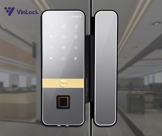 NHỮNG ĐIỀU CẦN BIẾT KHI MUA KHÓA VÂN TAY CHO CỬA KÍNH 4 khóa vân tay