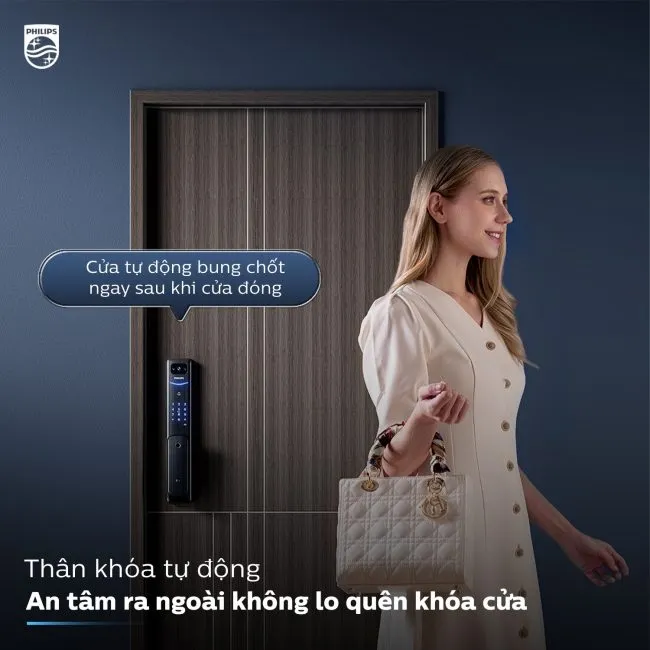 tính năng khóa tự động trên KHÓA THÔNG MINH CÓ CAMERA PHILIPS ALPHA-VP-5HWS_3