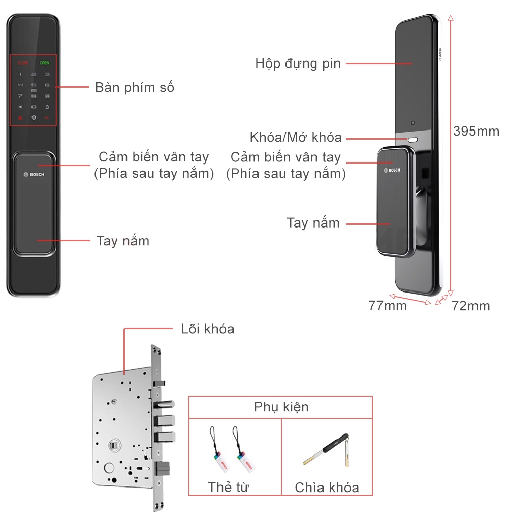 khóa điện tử Bosch EL600F 6