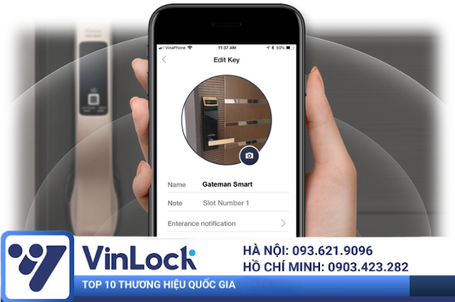 Kết nối ứng dụng Gateman Smart Living với khóa cửa thông minh