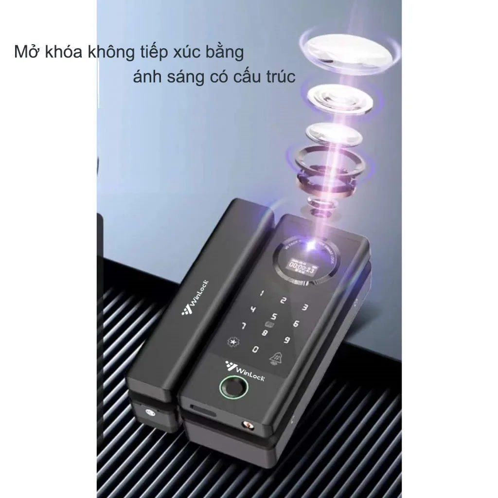 công nghệ quét ánh sáng 3D trên KHÓA CỬA KÍNH KHUÔN MẶT WINLOCK 8800K_19