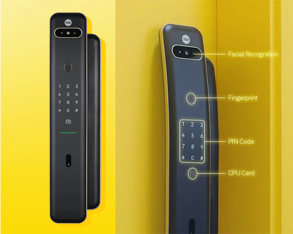 Khóa cửa vân tay thông minh nhận diện khuôn mặt Yale Luna Pro+