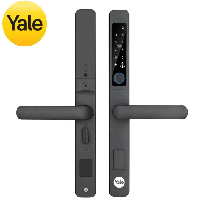 Giới thiệu Yale YDMA 100NP: Khóa điện tử tối ưu cho cửa nhôm 33 khóa cửa nhôm Yale YDMA 100NP
