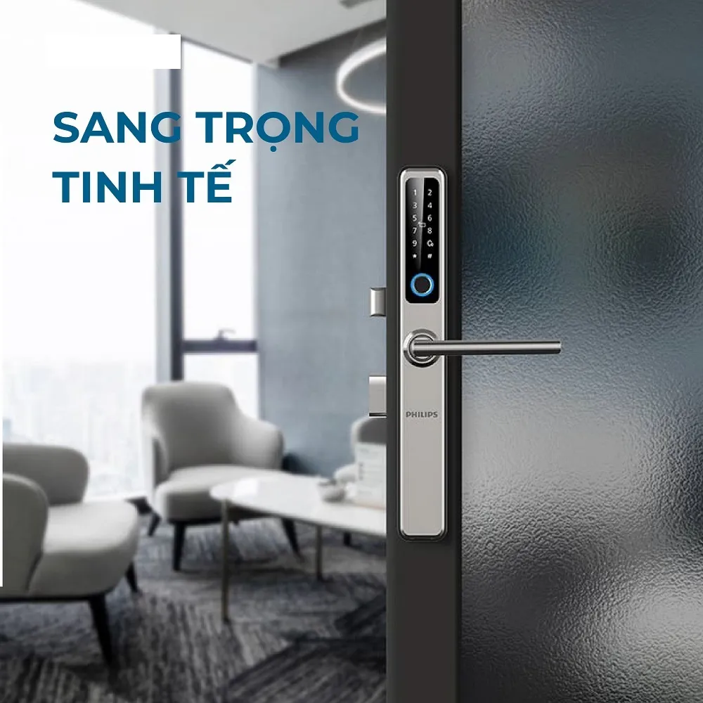 Khóa cửa nhôm Philips DDL608-5HWS – Khóa thông minh cho cửa nhôm với trải nghiệm tiện nghi 41 Khóa cửa nhôm Philips DDL608-5HWS