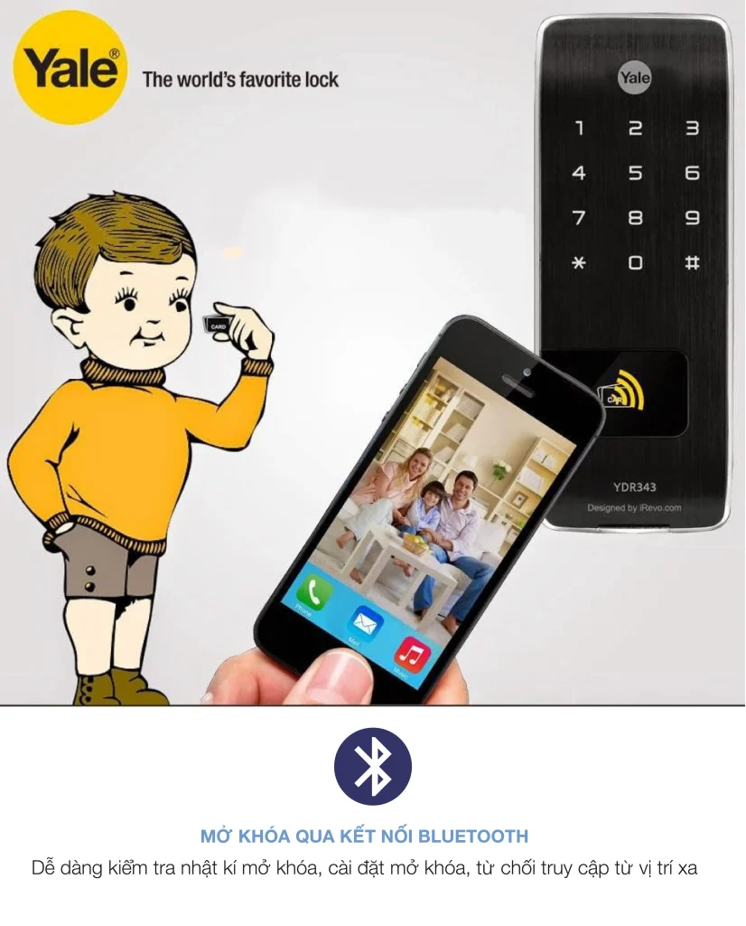 KHÓA ĐIỆN TỬ YALE DƯỚI 8 TRIỆU ĐƯỢC YÊU THÍCH NHẤT 2025 4 khóa điện tử Yale dưới 8 triệu