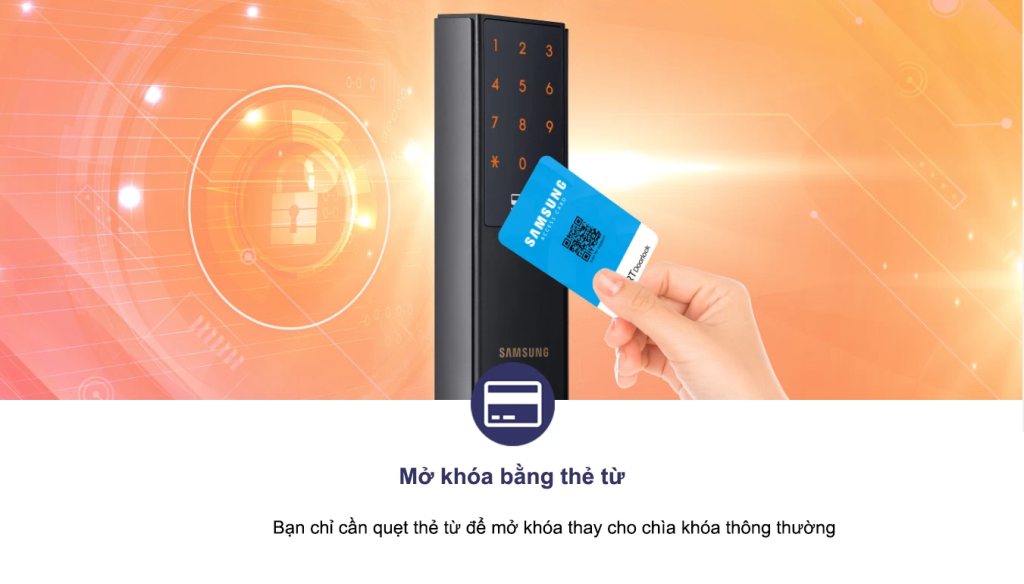 Top 5 khóa cửa điện tử Samsung giá rẻ tốt nhất thị trường 2 khoá cửa điện tử Samsung giá rẻ