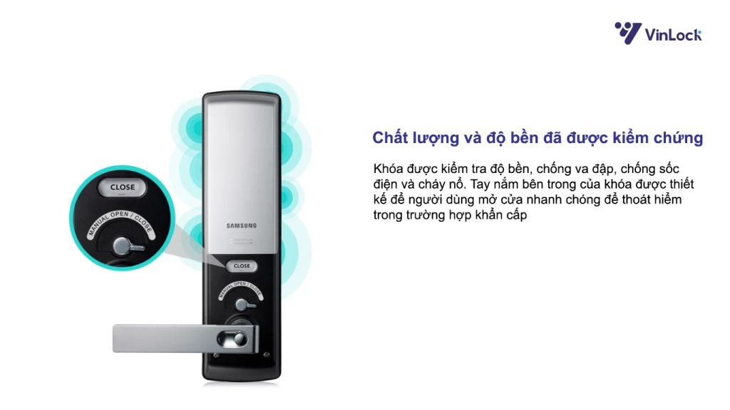 Khóa điện tử Samsung cho chung cư - Giải pháp an toàn, tiện ích cho cuộc sống hiện đại 7 khoá điện tử Samsung cho chung cư