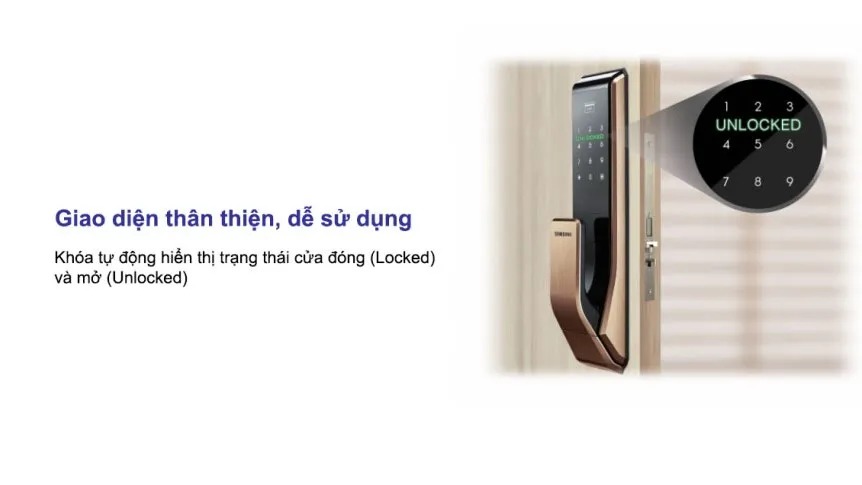 Khóa điện tử Samsung SHS P717 có nên mua? Ưu nhược điểm và giá bán 4 Khóa điện tử Samsung SHS P717 có nên mua