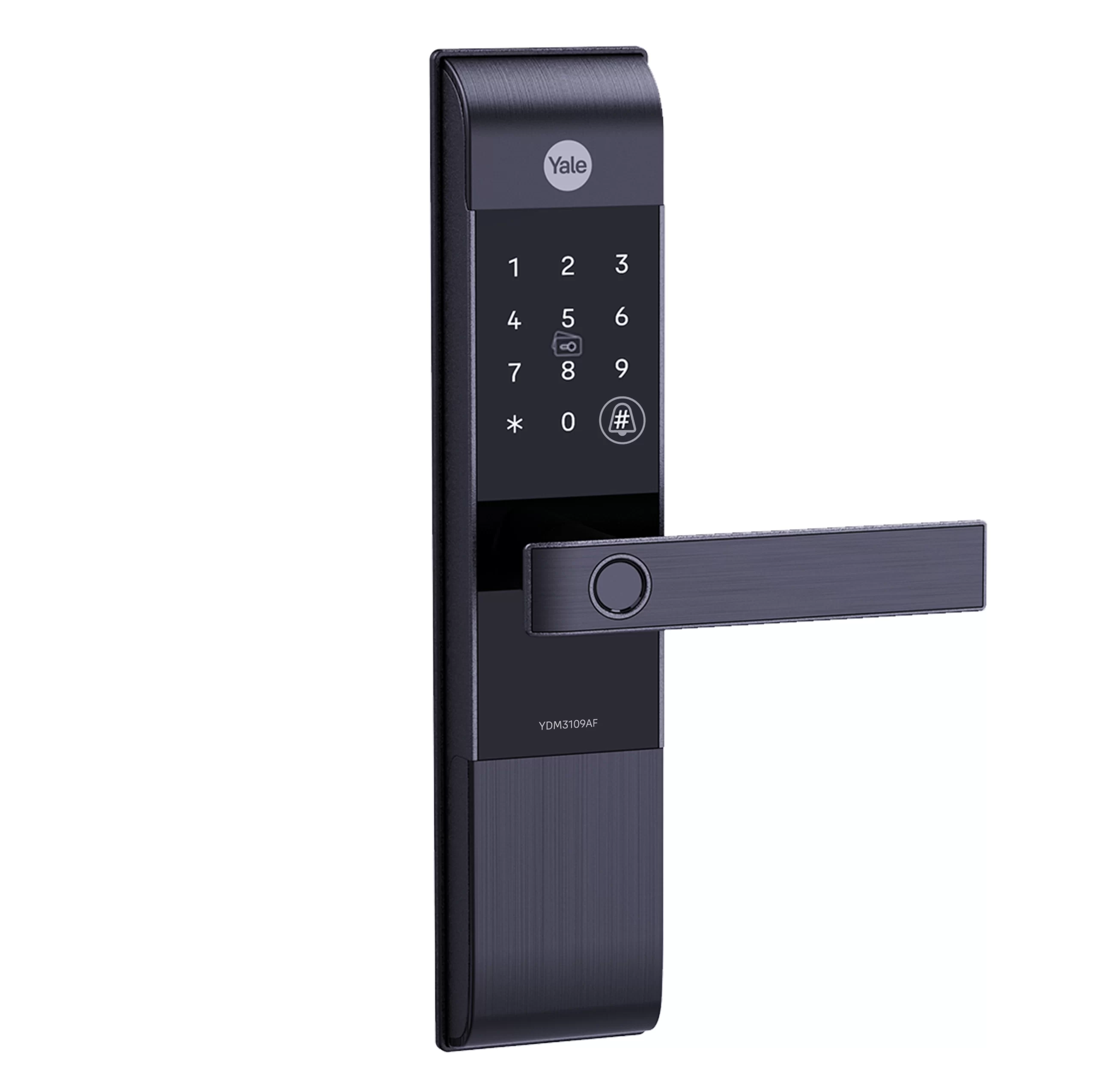 Khóa thông minh Yale YDM 3109AF MB 2 YDM3109AF Black Front Body 2 scaled