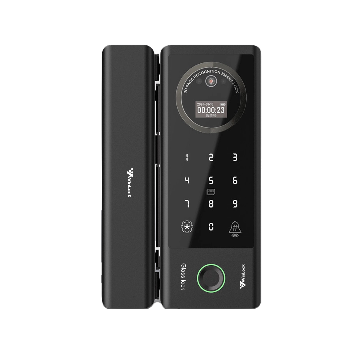 Khóa cửa kính Face ID Winlock TT-590G